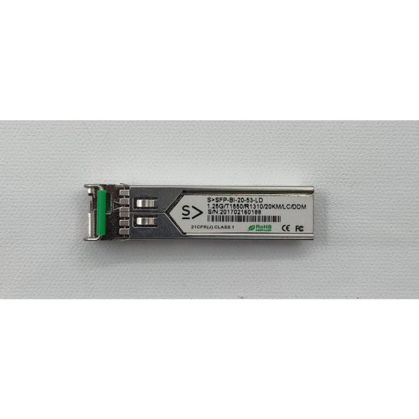 Трансивер SFP-BI-20-53-LD, Strela, SFP, 1.25 Gb, 20km, 1550nm