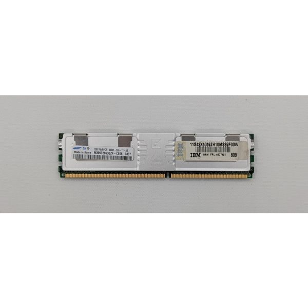 Модуль памяти M395T2863QZ4-CE6, 48C7421, 43X5059, Samsung, IBM, DDR2, 1Gb, PC2-5300F, ECC, FB-DIMM