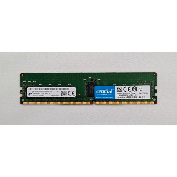 Модуль памяти MTA18ASF2G72PDZ-2G6, Micron, Supermicro, DDR4, 16Gb