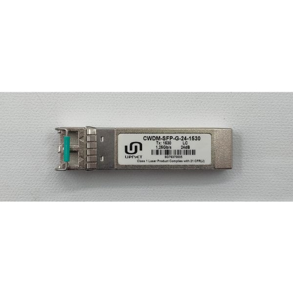 Трансивер CWDM-SFP-G-24-1530, UpNet, SFP, 1.25 Gb, 80km, 1530nm