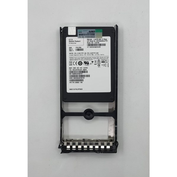 SSD диск 828832-003, AREX3840S5XNFTRI, MZ-ILS3T80, MZILS3T8HCJM-000H9, PM1633, Samsung, HP, SAS, 3.84TB, с шифрованием