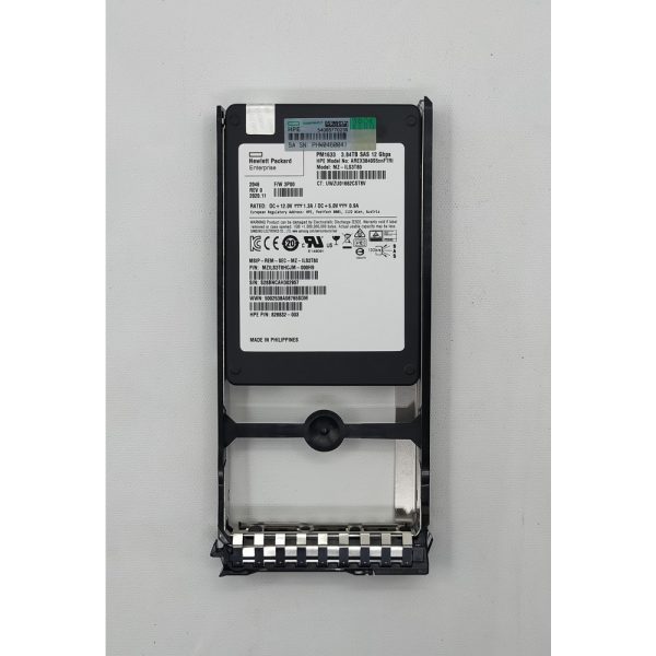 SSD диск AREX3840S5XNFTRI, MZILS3T8HCJM-000H9, MZ-ILS3T80, PM1633, 828832-003, Samsung, HP, SAS, 3.84TB, С шифрованнием