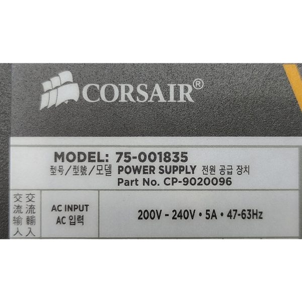 Блок питания 75-001835, CP-9020096, Corsair, ATX 2x6+2pin*PCI-E 120мм*FAN 450W
