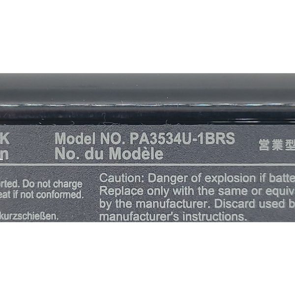 Аккумулятор PA3534U-1BRS, Toshiba Satellite A200, A202, A203, A205, A210, A215, A300, A300D, A305, A305D, A350, A355, A500, A505, A505D, L201, L202, L203, L205, L300, L300D, L305, L305D, L500, L500D, L505, L505D, L550, L555, L555D, M200, M202, M203, M205, M206, M208, M209, M211, M212, M215, M216, Satellite Pro A200, A210, A300, L300, L450, L550, 4400mAh, 10.8V, СОСТОЯНИЕ НЕ ИЗВЕСТНО, ПРОДАЕТСЯ КАК ЗАГЛУШКА!