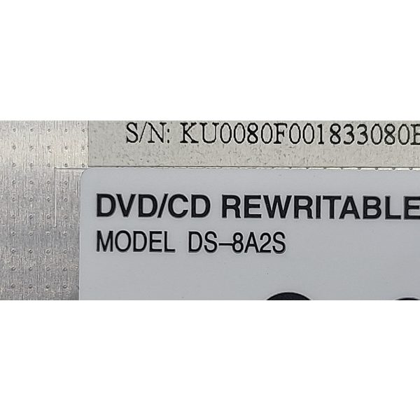 Привод DVD-RW DS-8A2S, Lite-On, 12.7мм, SATA