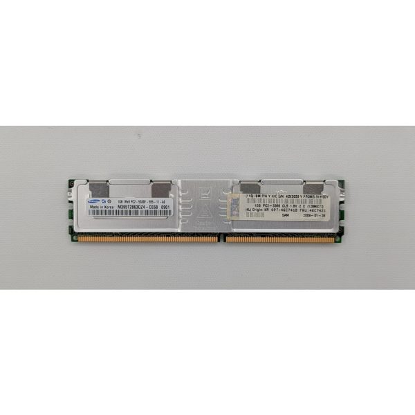 Модуль памяти M395T2863QZ4-CE6, 46C7421, 43X5059, 46C7418, Samsung, IBM, DDR2, 1Gb, PC2-5300F, ECC, FB-DIMM