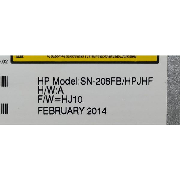 Привод DVD-RW 460510-800, 657958-001, sn-208fb, HP, Samsung, 12.7, SATA