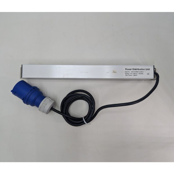 Блок розеток SHT19-8SH-S-2.5IEC, Hyperline, 8 розеток Schuko, 1U