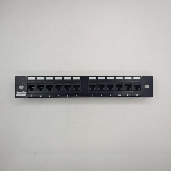 Патч-панель PP-10-12-8P8C-C5e-110D, Hyperline, 12 port