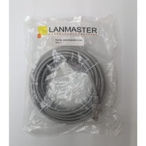 Патч-корд LAN-PC45/U5E-5.0-GY, Lanmaster, 5М