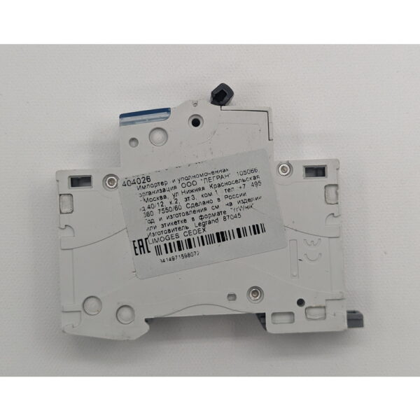 Автоматический выключатель Legrand TX3 - 1 / 16А (404028)