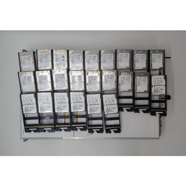 СХД DF850-CBSS, Hitachi Unified Storage 130 (HUS130): контроллер (3285133-A) - 2 шт., блок питания 3285122-a - 2 шт., жесткий диск 600 Гб, SAS, 2.5 (HGST HUC106060CSS600, 0B25662, DKR5D-J60SS) - 7 шт., жесткий диск 600 Гб, SAS, 2.5 (Seagate ST9600205SS) - 14 шт., жесткий диск 600 Гб, SAS, 2.5 (Seagate ST600MM0006) - 2 шт., жесткий диск 600 Гб, SAS, 2.5 (Seagate ST9600205SS) - 1 шт.