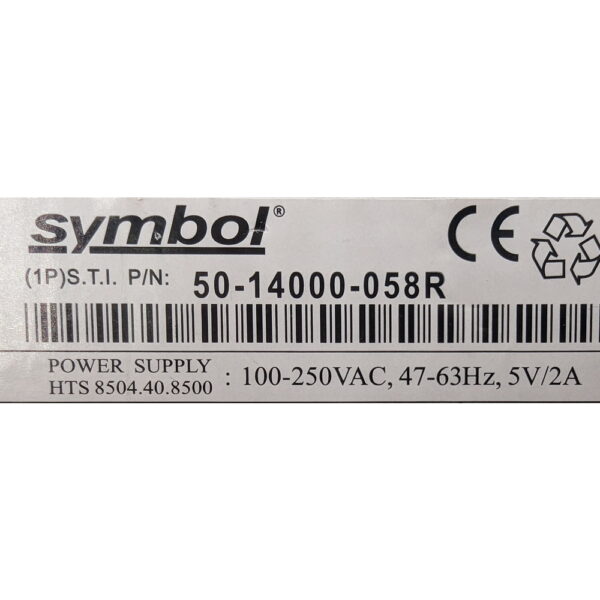 Адаптер питания 50-14000-058r, Symbol, Motorola LS7708, LS7808, 5V, 2A