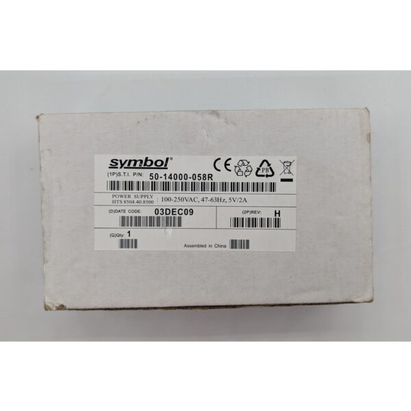 Адаптер питания 50-14000-058r, Symbol, Motorola LS7708, LS7808, 5V, 2A