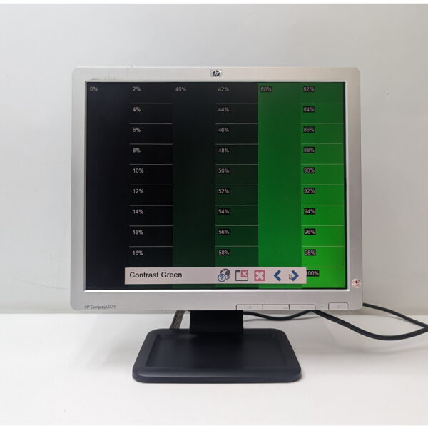 Монитор 574723-100, 575201-001, HP le1711, 17", 1280 × 1024, имеются следы эксплуатации