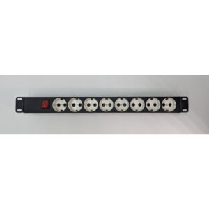 Блок розеток БР16-008, ЦМО, 8 розеток Schuko, 1U