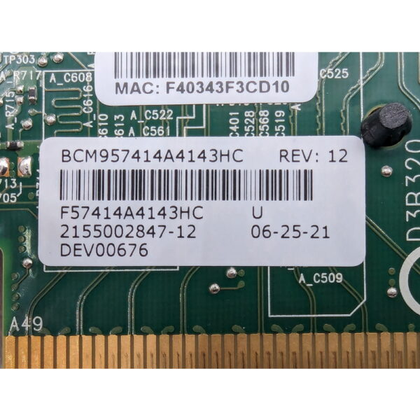 Контроллер Fibre Channel P08419-001, P08421-B21, HP Proliant Dl380 Gen10, 2 x 10 Гбит/сек, PCIe
