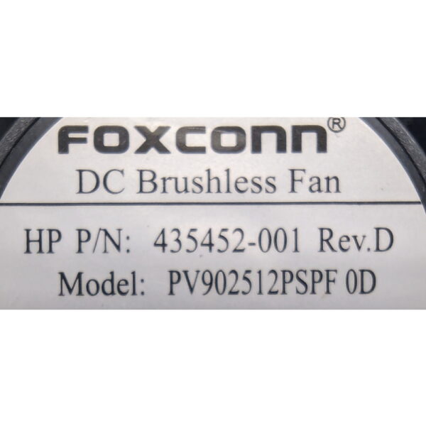Вентилятор 435452-001, pv902512pspf, HP, 90x25mm, DC 12V, 4Pin