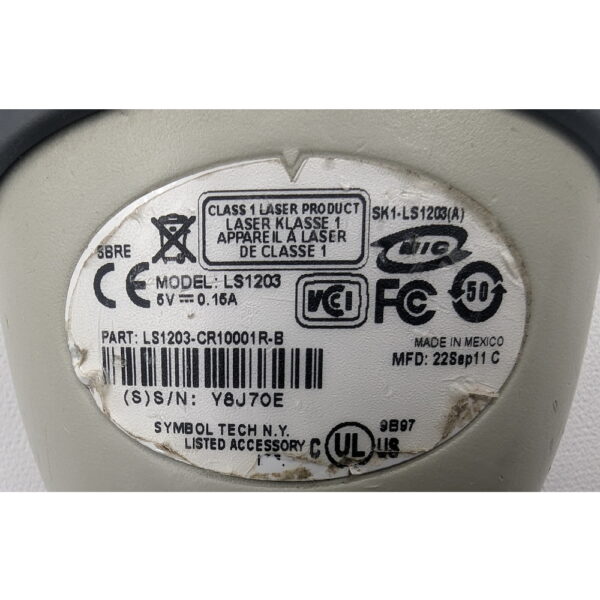Сканер штрих-кода LS1203-CR10001R-B, ymbol LS-1203 1D