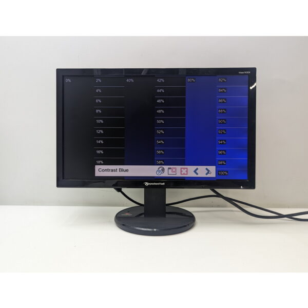 Монитор Viseo 193dx, Packard Bell, 18.5", 1366 x 768, имеются следы эксплуатации