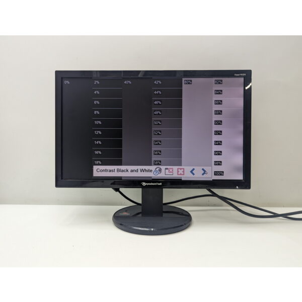 Монитор Viseo 193dx, Packard Bell, 18.5", 1366 x 768, имеются следы эксплуатации