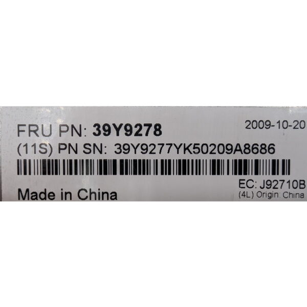 Модуль 39Y9278, 39Y9277, 39Y9281, 39Y9282, Cisco, IBM BLADE CENTER, 4 GB