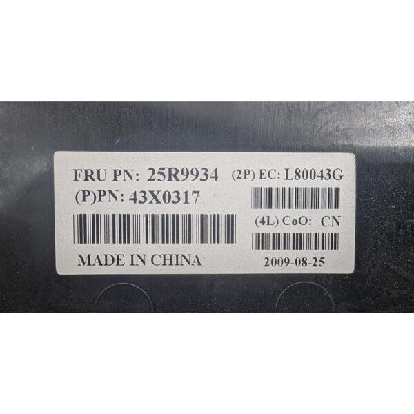 Заглушка 25R9934, 43X0317, IBM BladeCenter H