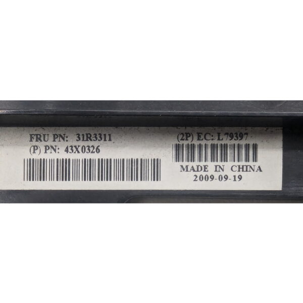 Заглушка 31R3311, 43X0326, IBM BladeCenter H