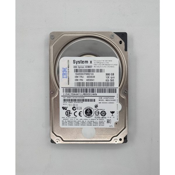 Жесткий диск 42D0638, MBD2300RC, 42d0637, 42d0641, IBM, Toshiba, 300 Гб, SAS, 2.5