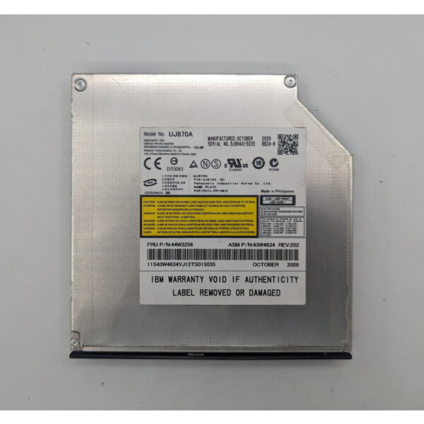 Привод DVD-RW 44w3256, 43w4634, uj870a, IBM, 12.7
