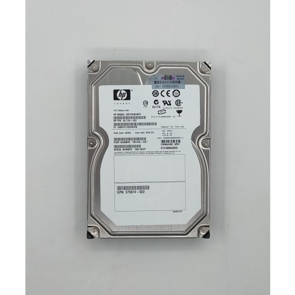 Жесткий диск 461134-002, 375874-022, ST31000640SS, DB1000BABFF, HP, Seagate, 1 Тб, SAS, 3.5
