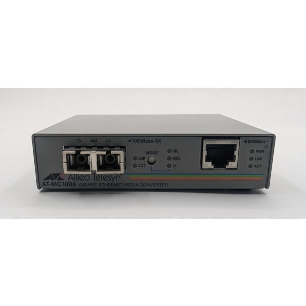 Оптоволоконный медиаконвертер AT-MC1004, Allied Telesis, 1000BaseSX (SC) to 1000BaseT