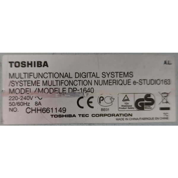 Мфу E-studio163 (dp-1640), Toshiba, ошибки, не печатает