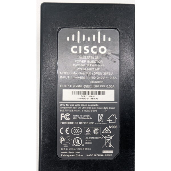 Адаптер питания 341-0212-01, dpsn-35fb, Cisco