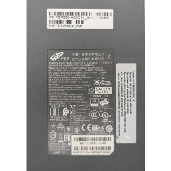 Адаптер питания fsp230-a20c14, 341-101006-01, Cisco