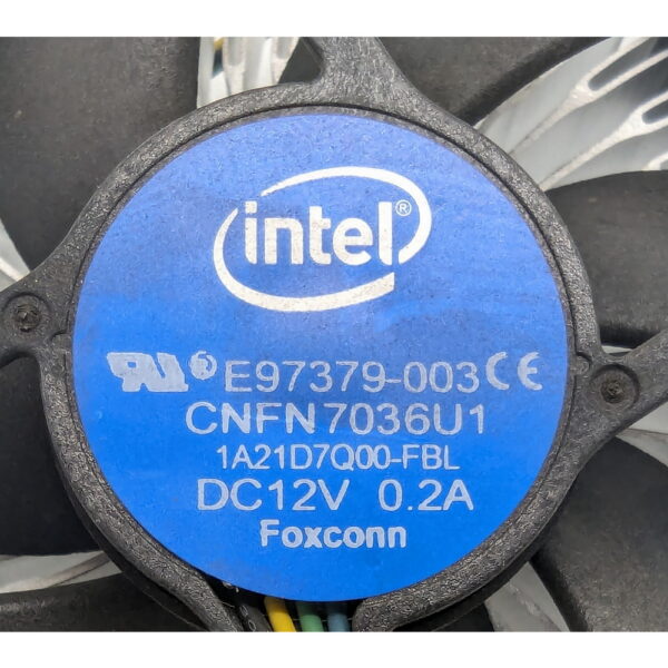 Система охлаждения (Кулер) E97379-003, Intel, Socket LGA 1150, LGA 1151, LGA 1151-v2, LGA 1155, LGA 1156, LGA 1200, 4-pin, 73 Вт