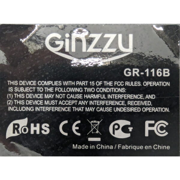 Кард-ридер GR-116В, Ginzzu, 3.5, USB 2.0 Type-A, Micro SD, SD, MS Duo, MMC, xD-Picture Card, черный