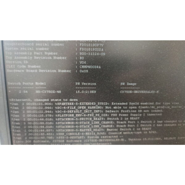 Коммутатор Cisco Catalyst WS-C3750X-48T-S