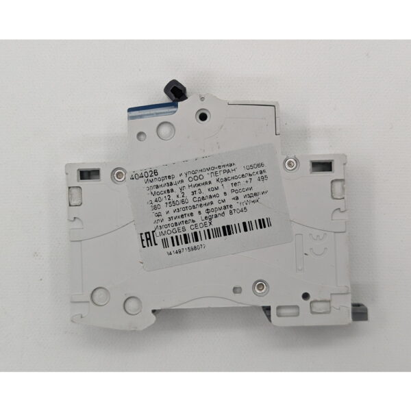 Автоматический выключатель 404026, Legrand TX3 - 1 / 10А