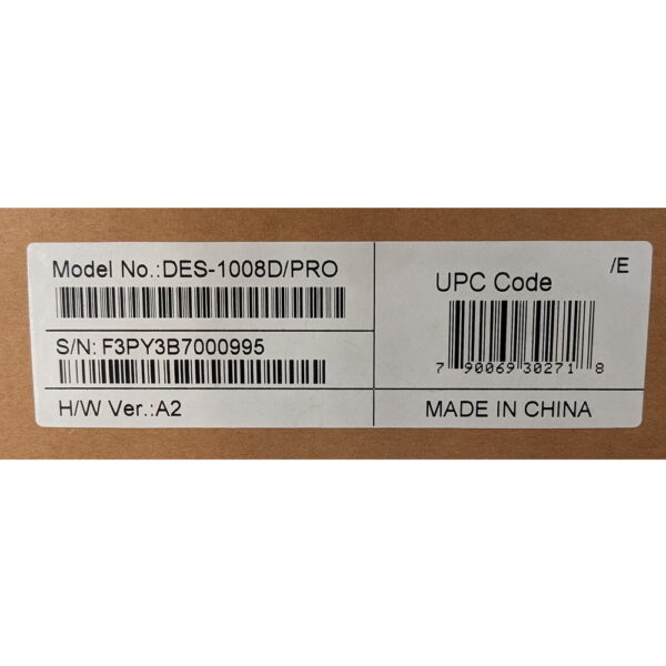 Коммутатор DES-1008D/PRO, D-Link