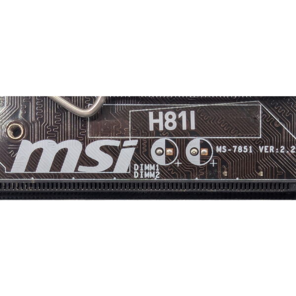 Материнская плата H81I, MSI, Mini-ITX, LGA1150