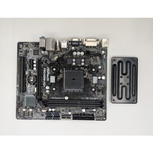 Материнская плата FM2A68M-HD+, ASRock, MicroATX, FM2