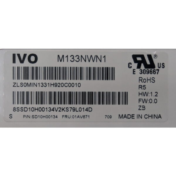 Матрица SD10H00134, 01AV671, M133NWNW1 R5, Lenovo ThinkPad 13 S2