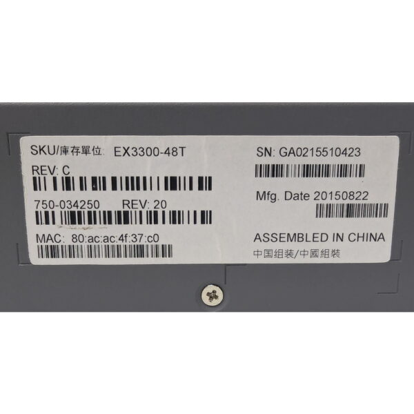 Коммутатор Juniper EX3300-48T