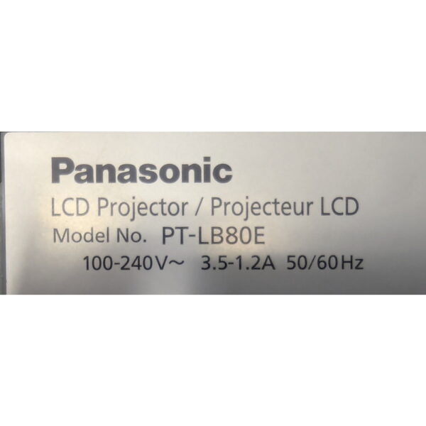 Проектор Panasonic PT-LB80NTE