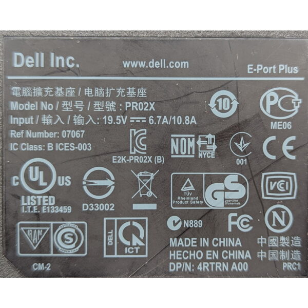 Док станция 0CY640, Dell, без БП