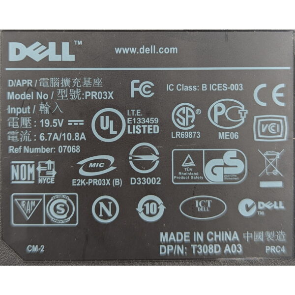 Док станция 0PW380, Dell, без БП