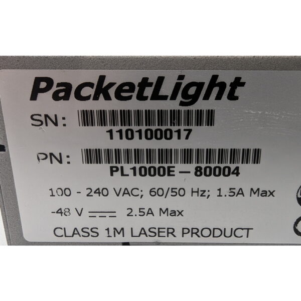 Коммутатор PL1000-80004, Packetlight