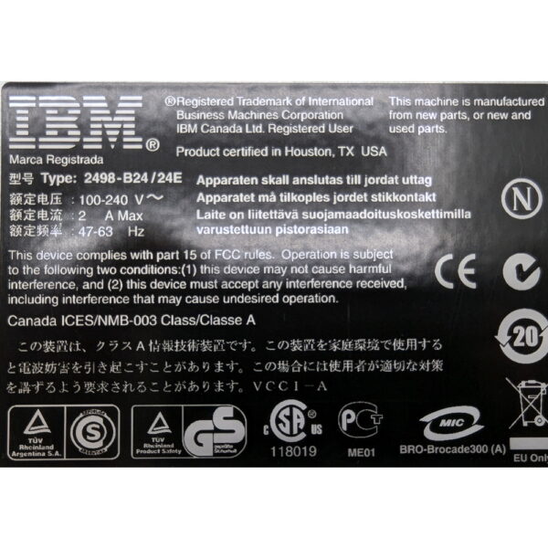 Коммутатор 2498-B24, IBM
