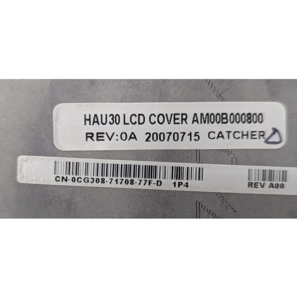 Крышка матрицы 0CG308, HAU30, AM00B000800, EA00B000300, Dell Latitude D420, Pp09s, D430